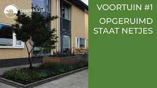 Voortuin #1 Opruimen, schetsen en de plannen vertellen