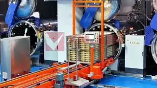 Can automatic loading and unloading cage equipment