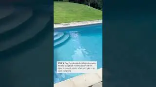 Closing your swimming pool for the winter season