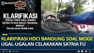Klarifikasi HDCI Viral Moge Ugal-ugalan Buat Pengendara Satria FU Kecelakaan, Bantah Anggotanya