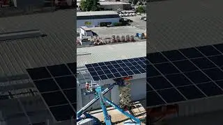 PowerShingle Solar Canopy Construction by Huff Energy Solutions