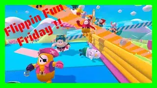 Flippin Fun Friday Fall Guys Community Friends Party Night !