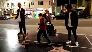 Adrean Dubstep dancing in Hollywood