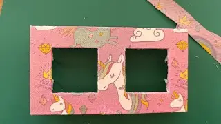 Tutorial decoraci&oacute;n con Decopatch marco interruptor-enchufe. Manualidades DIY. Craft Ideas creativas