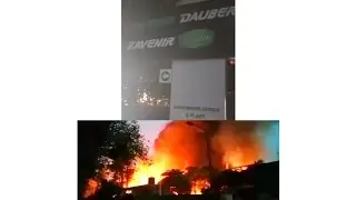 fire in company binola teleshop Gurgaon Industries area Haryana 122413.....
