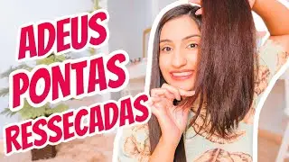 COMO RECUPERAR PONTAS RESSECADAS, ESPIGADAS E QUEBRADAS! // Nicole Vieira