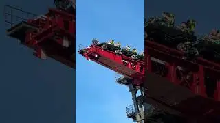 Roller coaster evacuation off Sirens Curse #cedarpoint ​⁠#sirenscurse #rollercoaster #viral #coaster