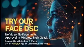 Apply for Digital Signature Certificate (DSC) via Face Authentication | Step-by-Step Tutorial