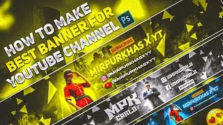 How To Make Gaming Youtube Banner For Pubg ||Best Banner For Gaming || #Bgmi #Pubg #Pubglite