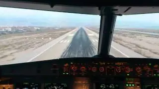 Middle East Airlines landing in Beirut