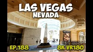 Эпизод 188 Лас-Вегас, Невада &ndash; Внутри покерного зала казино Bellagio и магазинов класса люкс 8K V...