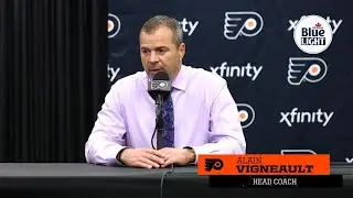 Alain Vigneault game interview on win against Seattle - Oct 18, 2021 &bull; 04:29