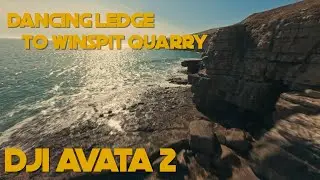 Dancing Ledge, Seacombe & Winspit Quarry in FPV Flight with DJI Avata 2