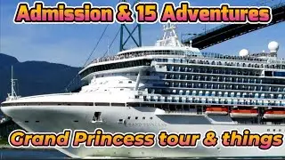 Grand Princess Alaskan 2024 cruise ,tour ,sail way , arrival & a few more things, Inside Passage