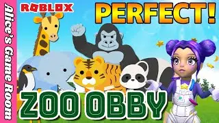 【Roblox OBBY🏃&zwj;♀️🏃&zwj;♂️】Escape the ZOO Obby🐯🦍🦒【PERFECT🤗】✨Japanese conversation✨