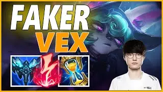 ⚡FAKER VEX MID GAMEPLAY⚡SEASON 11 LEAGUE OF LEGENDS