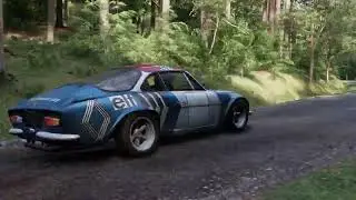 Alpine tarmac flatout testing