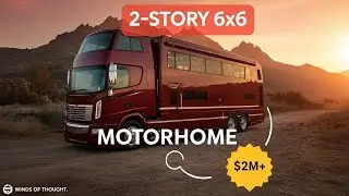 2026 Scania 6x6 Double-Decker Motorhome Review - Two-Story Off-Road Luxury