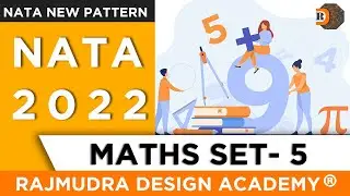 NATA 2022 | NATA Maths Questions with solutions 2022 | NATA Mathematics Set 5 | NATA maths syllabus