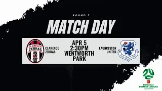 McDonald's NPL Tasmania Round 3 - Clarence Zebras v Launceston United