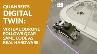 QLabs -  QDrone vs QCar