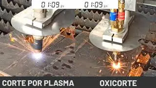 Demostración de Plasma vs. Oxicorte