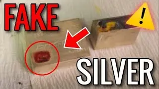 Fake 100oz Silver Bar Filled With Lead?! | Counterfeit Precious Metals For Under Spot Price