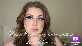 HOW I CURL MY HAIR WITH MY STRAIGHTNER || Katie Hurst