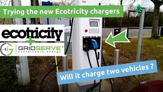 Trying the new Electric Highway chargers. Do they charge two vehicles simultaneously?