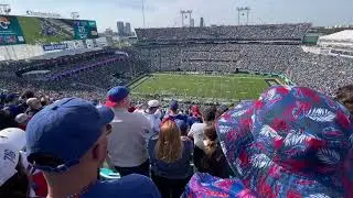 Last few moments leading up to Josh Allen&rsquo;s rushing touchdown at EverBank Stadium- Wildcard Round