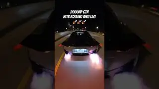 2000HP GTR ROLLING ANTI LAG 🚀🔥 #gtr #r35