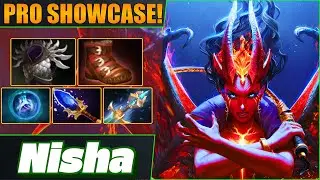 Nisha Queen of Pain Mid ⚡ Astonishing Pro Showcase! Dota 2 DotaPulse Highlight Gameplay