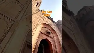 Red Fort:Mughal grandeur in crimson sandstone.Nearest metro:Chandni Chowk.#delhi #travel #viralvideo