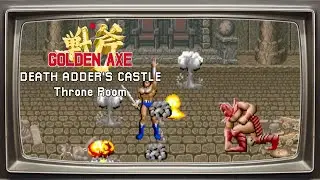 Golden Axe - Level 5: Death Adder's Castle (Throne Room) | SEGA Arcade Classic