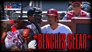 Mets Cardinals Brawl *BENCHES CLEARED*