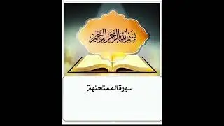 سورة الممتحنة ابراهيم الأخضر مكرر