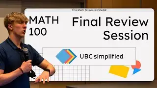 UBC MATH 100 Final Exam Review | Entire Course Under 45 Minutes | Calculus 1