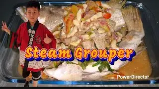 Chinese cuisine Steam grouper , tutorial and recipe. Recook guys.