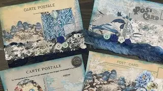 ✉️Faux vintage postcards YOU NEED for junk journals