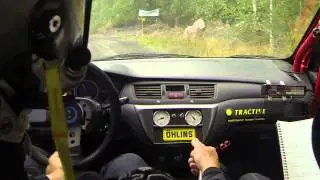 Markus H&auml;llbo Motorsport &aring;ker SS2 i Idkerberget