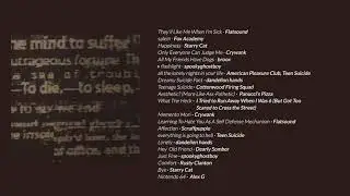 ╰ ｡ﾟ･❀ muffled (un)comfort &mdash; a moody alternative indie playlist ⸙͎ `⋆