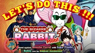 How To Defeat RABBIT MOB FAST !! | New Event THE BIZARRE RABBIT MOB | DBZ Dokkan Battle | Indonesia
