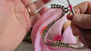 Şahane sıralı  tığ  oyası  modelim#oya#sewing#igneoyasimotif#elişi#örgü#oyamodelleri#elişi#knittig