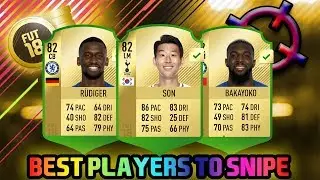 BEST PLAYERS TO SNIPE ON FIFA 18! - TRADING METHODS & SNIPING FILTERS (100K AN HOUR!)