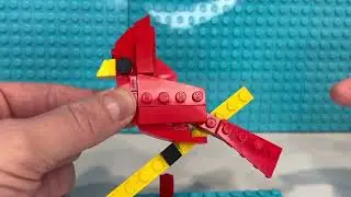 Custom Cardinal LEGO build, for all redbird fans