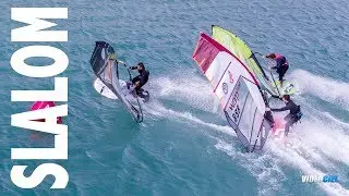Les kids de l'Almanarre en slalom filmé par un drone