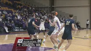 HSU Men's Basketball beats HPU 101-86