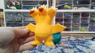 Bandai chibi godzilla and chibi king ghidorah