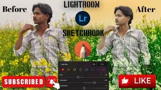 Lightroom photo editing and sketchbook face smooth New photo editing 2026 #photography Lightrum edit