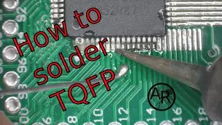 Soldering a 64 pin TQFP
